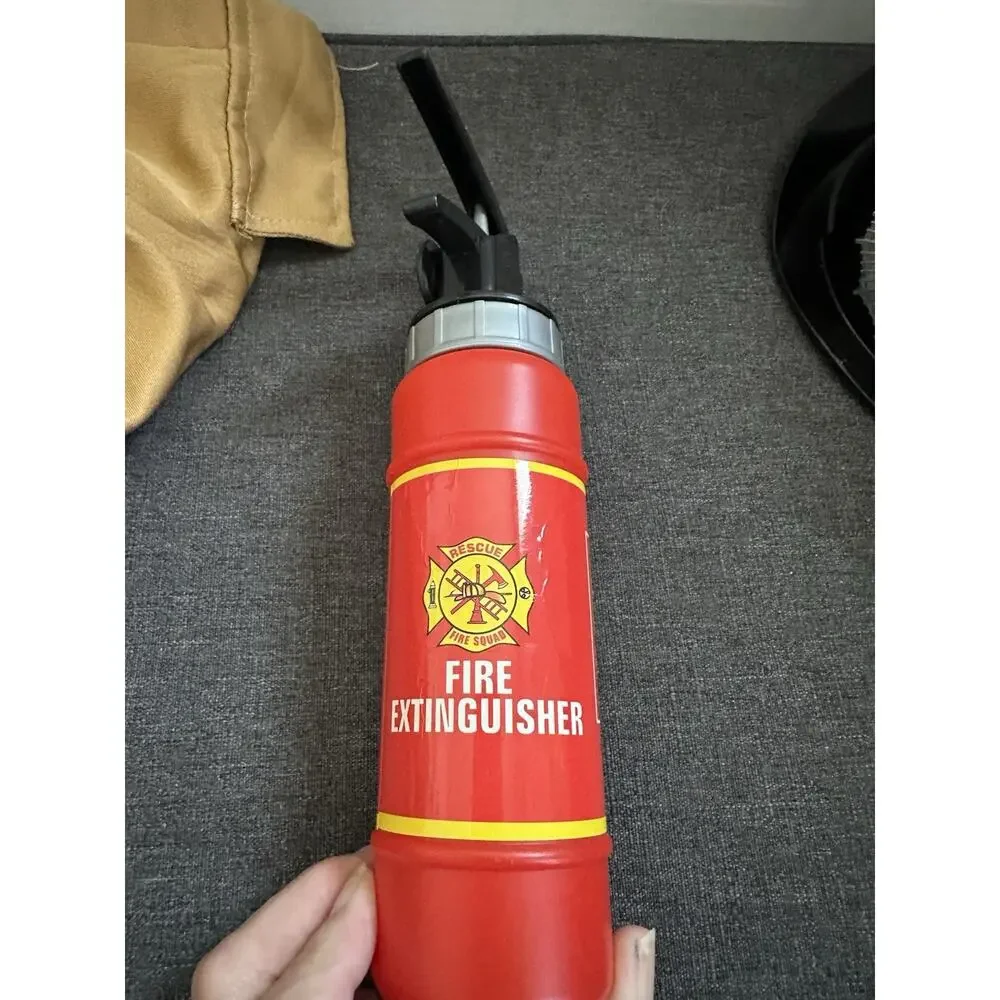 Firefighter Costume Kids 3T Helmet Pants Axe Extinguisher Walkie Talkie Incomple